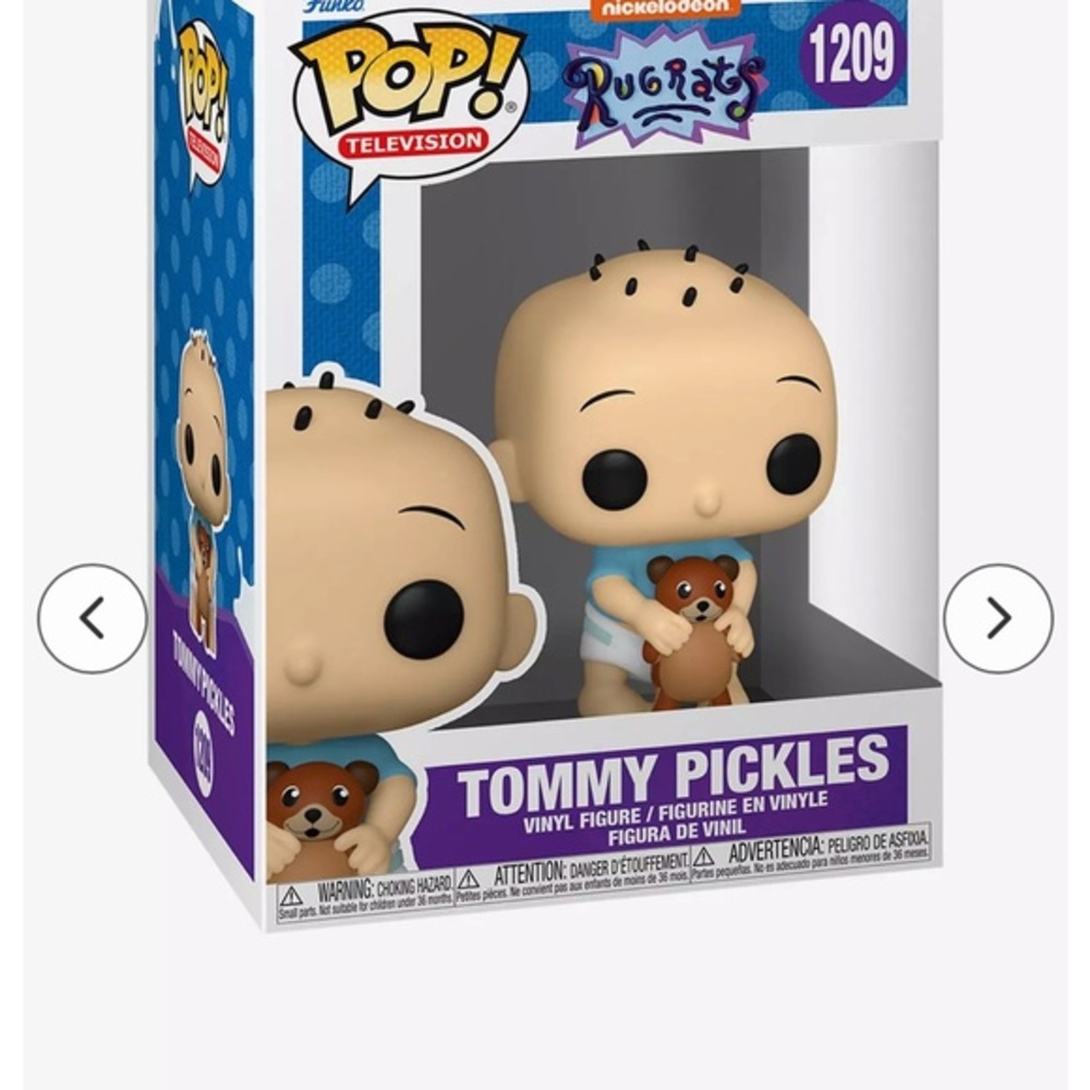 Funko Rugrats Pop! Television Tommy Pickles Vinyl Figure with Chase Teddy Bear